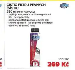 Auto Kelly Čistič filtru pevných částič nabídka
