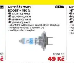 Auto Kelly Autožárovky boost + 150 % h1 nabídka
