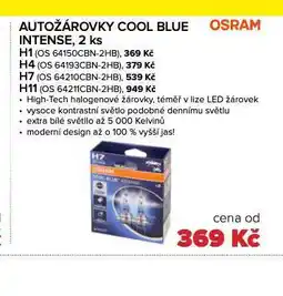 Auto Kelly Autožárovky cool blue intense h11 nabídka