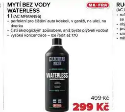 Auto Kelly Mytí bez vody waterless nabídka