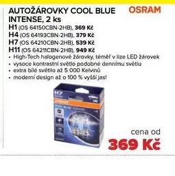 Auto Kelly Autožárovky cool blue intense h7 nabídka