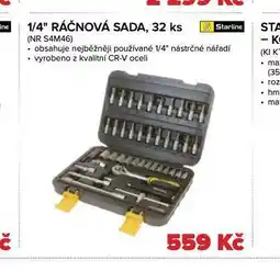 Auto Kelly 1/4 ráčnová sada nabídka