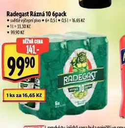 Albert Pivo radegast rázná 10 nabídka