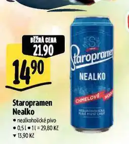 Albert Pivo staropramen nealko nabídka
