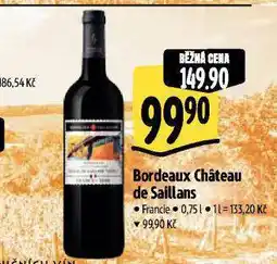 Albert Bordeaux chateau de saillans nabídka