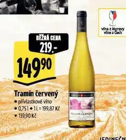 Albert Tramín červený nabídka
