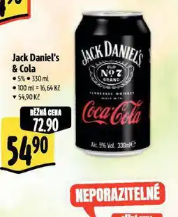 Albert Jack danile´s and coca cola nabídka