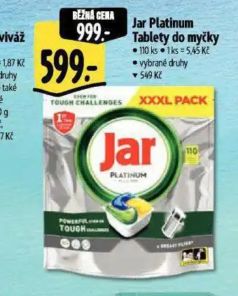 Albert Jar platinum tablety do myčky nabídka
