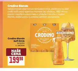 Billa Crodino biondo soft drink nabídka