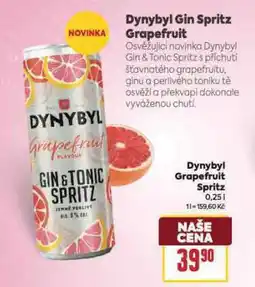 Billa Dynybyl grapefruit spritz nabídka