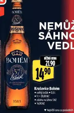Albert Pivo krušovice bohém nabídka