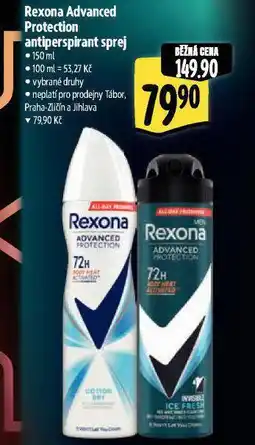 Albert Rexona advanced antiperspirant nabídka