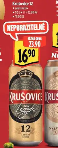 Albert Pivo krušovice 12 královský ležák nabídka