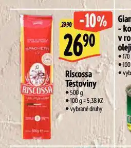 Albert Riscossa těstoviny nabídka