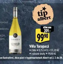 Albert Viňa tarapacá nabídka