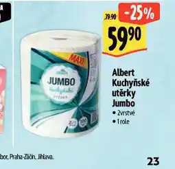Albert Albert kuchyňské utěrky jumbo nabídka