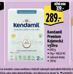 Albert Kendamil premium kojenecké pokračovací mléko nabídka