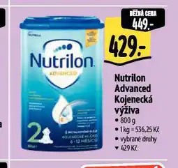 Albert Nutrilon advanced kojenecká výživa nabídka