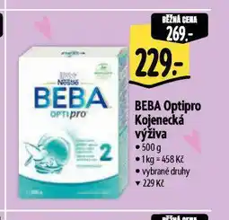 Albert Beba optipro kojenecká výživa nabídka