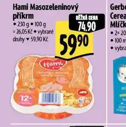 Albert Hami masozeleninový příkrm nabídka