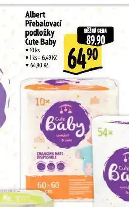 Albert Albert dětské přebalovací podložky cute baby nabídka