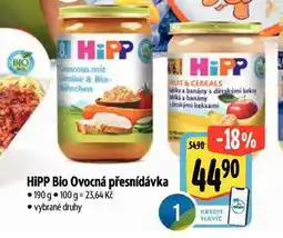 Albert Hipp bio ovocná přesnídávka nabídka