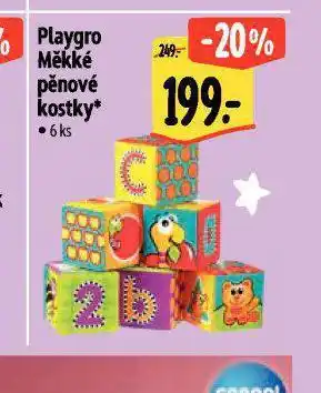 Albert Playgro měkké pěnové kostky nabídka