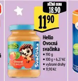 Albert Hello ovocná svačinka nabídka