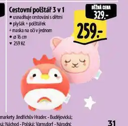Albert Cestovní polštář nabídka