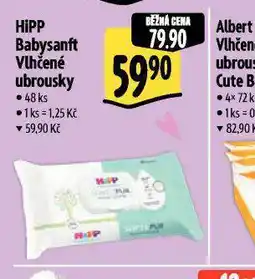 Albert Hipp babysanft dětské vlhčené ubrousky nabídka