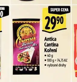 Albert Antica cantina koření nabídka