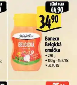 Albert Boneco belgická omáčka nabídka