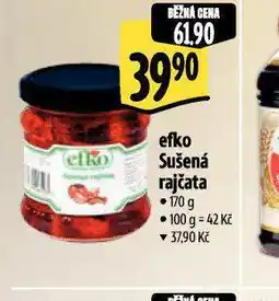 Albert Efko sušená rajčata nabídka