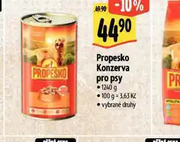 Albert Propesko konzreva pro psy nabídka