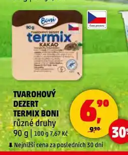 Penny Market Termix tvarohový dezert nabídka
