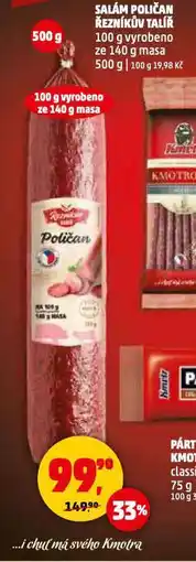 Penny Market Salám poličan nabídka
