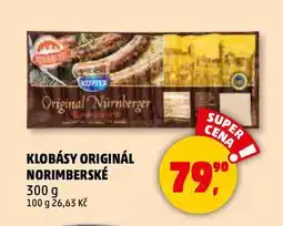 Penny Market Klobásy norimberské nabídka