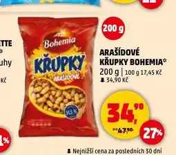 Penny Market Bohemia arašídové křupky nabídka