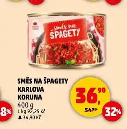 Penny Market Směs na špagety nabídka