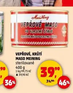 Penny Market Vepřové maso meining nabídka