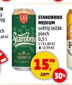 Penny Market Pivo starobrno nabídka