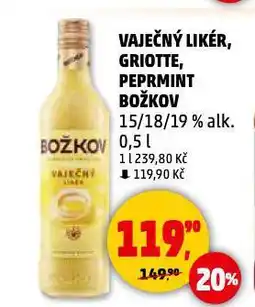 Penny Market Božkov vaječný likér nabídka