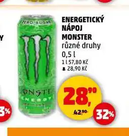 Penny Market Monster energy drink nabídka