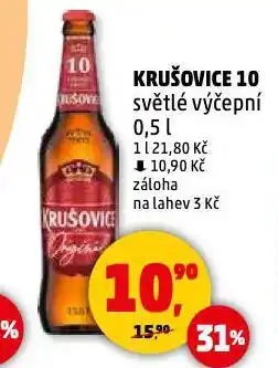 Penny Market Pivo krušovice nabídka