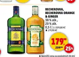 Penny Market Becherovka orange & ginger nabídka
