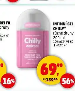 Penny Market Chilly intimní gel nabídka