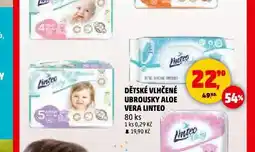 Penny Market Linteo baby dětské vlhčené ubrousky nabídka