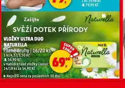 Penny Market Naturella dámské vložky nabídka
