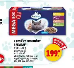 Penny Market Prevital kapsičky pro kočky nabídka