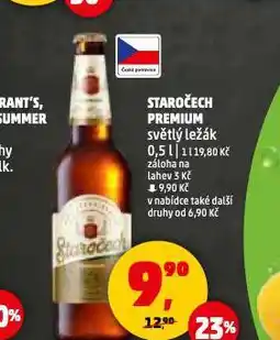 Penny Market Pivo staročech nabídka